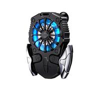8KLANMMQ Dispositivo di raffreddamento per telefono cellulare Radiatore a ventosa tipo controller da gioco Joystick con luce LED