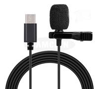 8KLANMMQ Microfono mini microfono 3,5 mm tipo C condensatore registrazione audio cravatta clip microfono per PC portatile microfono portatile (colore: tipo C)
