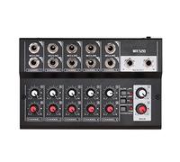 8KLANMMQ MIX5210 Console di Mixing a 10 canali Mixer audio digitale Stereo per la registrazione di rete DJ Mixer Trasmissione dal vivo Audio