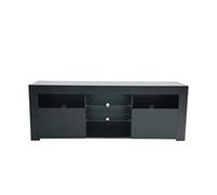 8KLANMMQ Mobile TV moderno da 145 cm con corpo opaco da 57 pollici, mobile TV frontale ad alta luce con 16 colori LED (colore: E, dimensioni: 146 x 35 x 5,9 cm) (E 56 x 35 x 5,9 cm)
