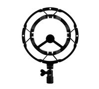 8KLANMMQ Supporto per microfono a vibrazione, portatile, leggero, con supporto antiurto per microfoni, registrazione in studio