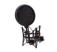 8KLANMMQ Supporto per microfono professionale Supporto antiurto per microfono con scudo articolato Head Holder Staffa di supporto per la trasmissione in studio