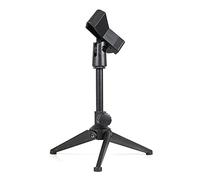 8KLANMMQ Supporto per microfono Treppiede da tavolo Mini supporto da tavolo portatile Supporto per microfono regolabile Staffa per microfono Staffa leggera (stile: A) (C)