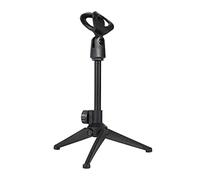 8KLANMMQ Supporto per microfono Treppiede da tavolo Mini supporto da tavolo portatile Supporto per microfono regolabile Staffa per microfono Staffa leggera (stile: A) (B)