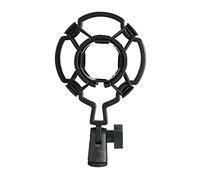 8KLANMMQ Supporto universale professionale per microfono a condensatore per microfono a condensatore staffa di registrazione da studio per clip microfono a diaframma grande nero