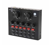 8KLANMMQ V8 Audio USB Scheda audio esterna Auricolare Microfono Webcast Intrattenimento personale Streamer Trasmissione in diretta per PC Telefono Computer