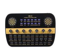 8KLANMMQ V8 Scheda audio dal vivo Volume intelligente Mixer Audio Scheda audio regolabile per TER PC Live Sound