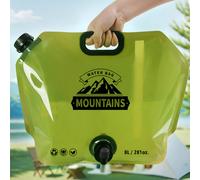 8L/28oz Borsa per acqua portatile e pieghevole per uso esterno, campeggio, con valvola. Borsa per lo stoccaggio dell'acqua, adatta per uomini e donne per attività all'aperto come campeggio, viaggi, es