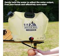 8L/28oz Borsa per acqua portatile e pieghevole per uso esterno, campeggio, con valvola. Borsa per lo stoccaggio dell'acqua, adatta per uomini e donne per attività all'aperto come campeggio, viaggi, es