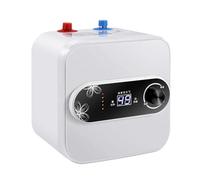 8L Di Stoccaggio Del'acqua Riscaldatore Di Acqua Elettrico Istantaneo Isolamento Termico Rapido Display Digitale Manopola Del Termostato Controllo Su Imbottiture Ingresso Acqua