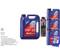 8L LIQUI MOLY Diesel High Tech 5W-40 Olio Motore Olio-Schlamm Spülung