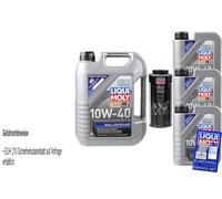 8L Liqui Moly MoS2 Olio Motore 10W-40 MotorProtect Additivo