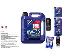 8L Liqui Moly Synthoil da Molto Tempo Plus 0W-30 pro-Line Lavaggio Motore