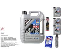 8L Liqui Moly Top Tec 4600 5W-30 Olio Motore Öl-Schlamm-Spülung Cera Tec
