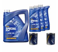8L MANNOL 7512 Special Plus 10W-30 Premium olio motore Api Sn Acea A3/B3 Filo
