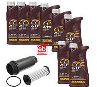 8L MANNOL Olio Per Cambio ATF AG60 FEBI Per Ford Focus II 1.6 2.0 Volvo