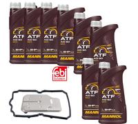 8L MANNOL Olio Trasmissione ATF AG60 + Filtro Cambio per Mercedes Sprinter 35-T