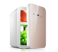 8L Mini Frigo Digitale, AC/DC Raffreddatore Riscaldatore Per Auto/Casa | 8L Capacità, Display Digitale -10°C~65°C, Raffredda A 0°C In 30 Min, Porta Specchio Vetro, AC/DC Auto Casa Viaggio