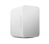 8L Mini Frigo, raffreddatore/riscaldatore portatile per auto/casa, 12V/220V | Raffreddamento/riscaldamento, 12/220V, Ventola Silenziosa, Vetro Temperato, 8L Per 4 Bottiglie/8 Lattine, Ripiano Rimovibile