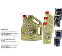 8L Olio Motore Castrol EDGE 5W-30 C3 2x MANNOL Leak-Stop ADDITIV+Motor Doctor