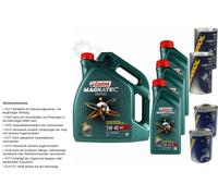 8L Olio Motore Castrol Magnatec Diesel 5W-40 DPF 2xLeak-Stop+Motor Doctor