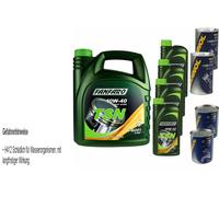 8L Olio Motore fanfaro Tsn 10W-40 2x mannol Perdita Additivo + Motore
