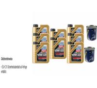8L Olio Motore Liqui Moly Leichtlauf 10W-40 2x MANNOL Motor Doctor ADDITIV