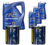 8L Olio Motore MANNOL Defender 10W-40 2x MANNOL Motor Doctor ADDITIV