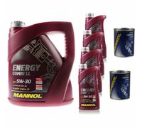 8L Olio Motore MANNOL Energy Combi LL 5W-30 2x