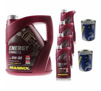 8L Olio Motore MANNOL Energy Combi LL 5W-30 2x Dottore Del Motore ADDITIV