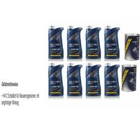 8L Olio Motore MANNOL Molibdeno Benzina 10W-40 2x MANNOL Leak-Stop ADDITIVO