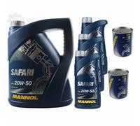 8L Olio Motore MANNOL Safari 20W-50 2x Dottore Del Motore ADDITIVO