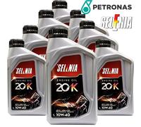 8L Olio Motore Originale Petronas Selenia 10W40 20K Acea A3 API SL CF 9.55535-G2