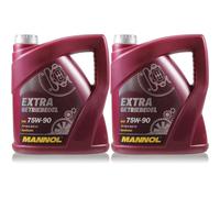 8L Original MANNOL Olio Per Trasmissione Extra 75W-90 API GL 4/GL 5 LS MN8103-4