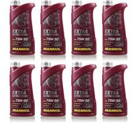 8L Originale MANNOL Extra Olio per Ingranaggi 75W-90 Api Gl 4 / Gl 5 Ls MN8103-1