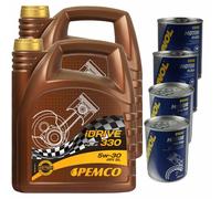 8L pemco idrive 330 5W-30 olio motore Api Sl Acea A3/B3 Ilsac GF-5 Incl.