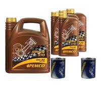 8L pemco idrive 370 0W-40 olio motore Api Sn Acea A3/B4 Incl. Motore Filo