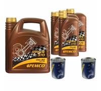 8L PEMCO iDRIVE 370 0W-40 Olio Motore API SN ACEA A3/B4 Inclusa Motor Doctor