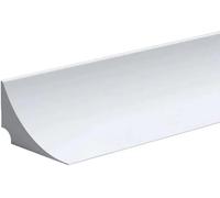 8M Barriera Doccia Ferma Acqua Silicone Doccia per Barriera Stop Acqua Soglia Striscia di Ritenzione Bagno Arresto Doccia Autoadesivo, Bianco(Un adesivo di supporto)