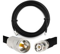 8m BNC Maschio a PL259 Cavo coassiale CB UHF RG213 - BNC a UHF Maschio prolunga coassiale 50 Ohm - per HAM, Radio CB, UHF Antenna, Misuratore SWR, Radioamatore, RF a onde corte