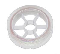 8m x 3mm Fly Tying Corpo per flash per intrecciato Materiale 8m x 3mm | Imita le squame di gamberetti, riflette la luce sott'acqua, aumenta la visibilità dell'esca, lunghezza 8 m