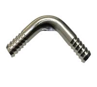 8mm 10mm 12mm 13mm 14mm Portagomma Destra Anlge Gomito da 90 Gradi Acciaio Inossidabile 316L Raccordo Connettore Acqua Gas Olio (Color : 8mm, Size : 316)