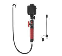 8mm 2MP 1080P 180 Gradi Bidirezionale Endoscopio Articolato Sterzo CMOS Periscopio Ispezione Fotocamera For Microscopio Digitale