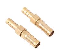 8mm-8/10 / 12mm Ottone Barb Riduttore Tubo Giuntatrice Tubo Raccordo Tubo a Compressione Raccordo Diritto Raccordi per Tubi(8-12mm)