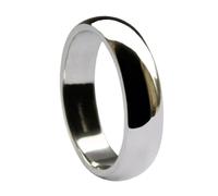 8mm 925 Argento Sterling Matrimonio Anelli a D UK Marcato 8.7g Uomo Bande Nuovo