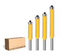 8mm Gambo Cuscinetto Fresa diritta a doppia scanalatura frese professionali per lavorazione per La Lavorazione del Legno Fresa a Taglienti Diritti per Rifilare