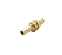 8mm Hose Barb Bulkhead Brass Barbed Tube Pipe Fitting Coupler Connector Adapter For Fuel Gas Water