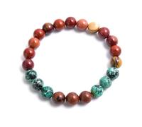 8mm Pietra Naturale Neccalce Per Le Donne Uomini Set Meditazione Yoga 108 Mala Perline Gioielli, Pietre semipreziose, Pietra naturale