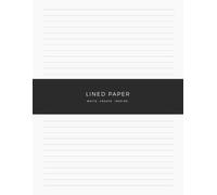 8mm Ruled Notebook: Designed for Journaling, Creative Writing, Class Notes and Meeting Notes with Wide 8 mm Ruled Pages That Are Easy to Write On