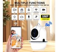8MP 5MP,3MP 2MP HD 1080P, Configurazioni opzionali Dual-Band 2.4G+5GWIFI e 2.4GWIFI, Telecamere per interni ed esterni, Telecamere senza fili WIFI, Rilevamento automatico, Allarme e visione notturna a